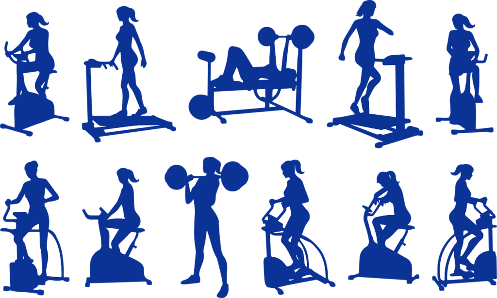 Gym Logo Fitness Exercise  - Radoan_tanvir / Pixabay