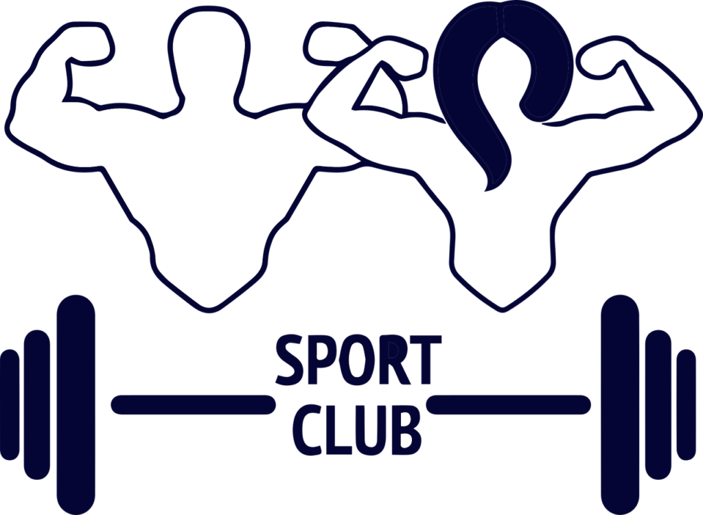 Gym Logo Silhouette Fitness  - Radoan_tanvir / Pixabay